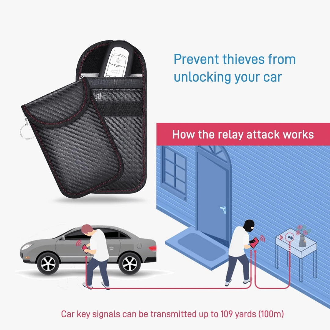 Faraday Signal Blocking Key Pouch (FREE)