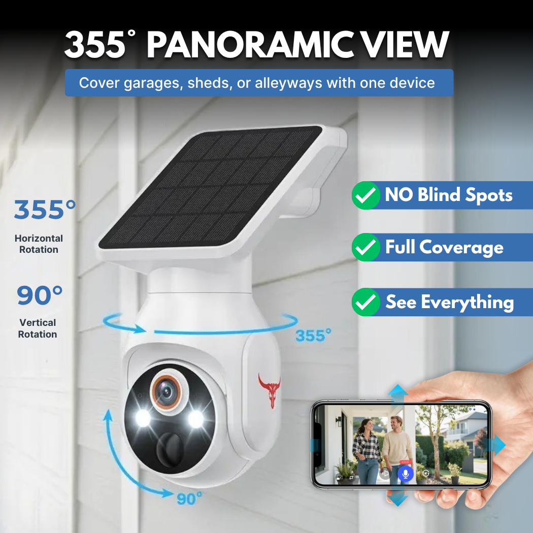 Solar Camera - Keep Your Home Protected 24/7