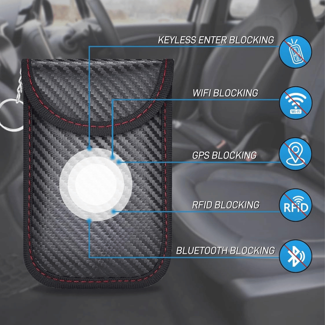 Faraday Signal Blocking Key Pouch (FREE)