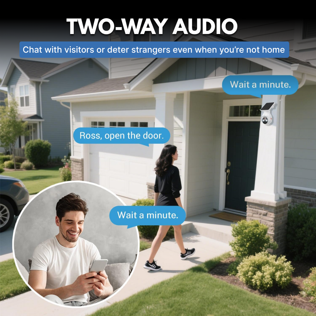 Solar Camera - Keep Your Home Protected 24/7