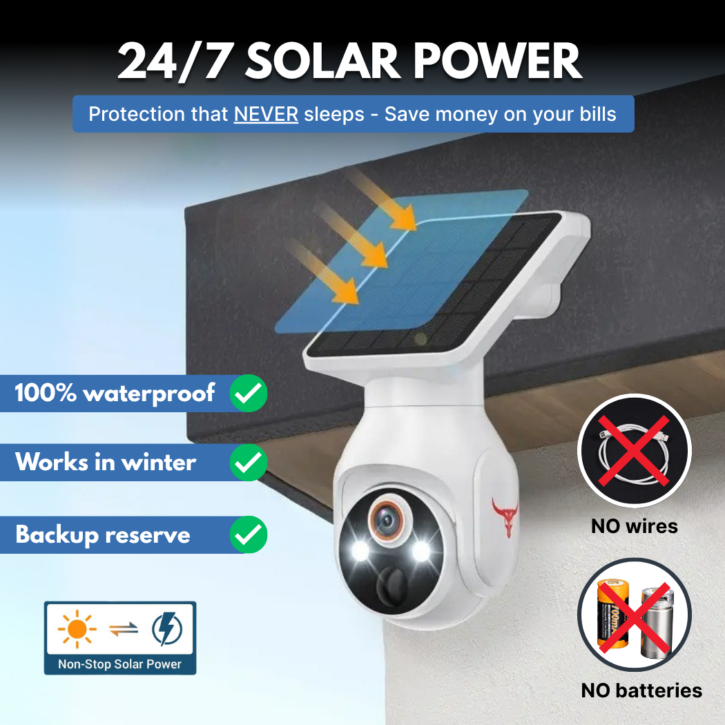 Solar Camera - Keep Your Home Protected 24/7