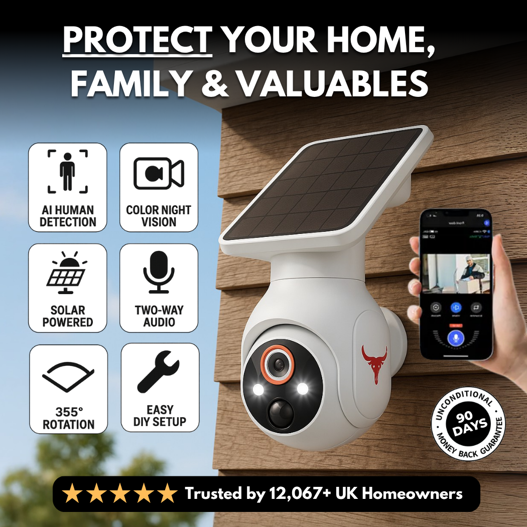 Solar Camera - Keep Your Home Protected 24/7